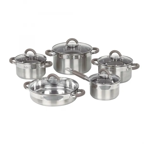 Bateria De Cocina Jata Mod Bc10 10 Piezas Acero con Ofertas en